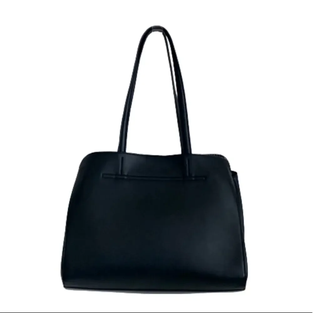 Nanette Lepore Purse Handbag McKenna Black Shouter Tote Handbag Bag
